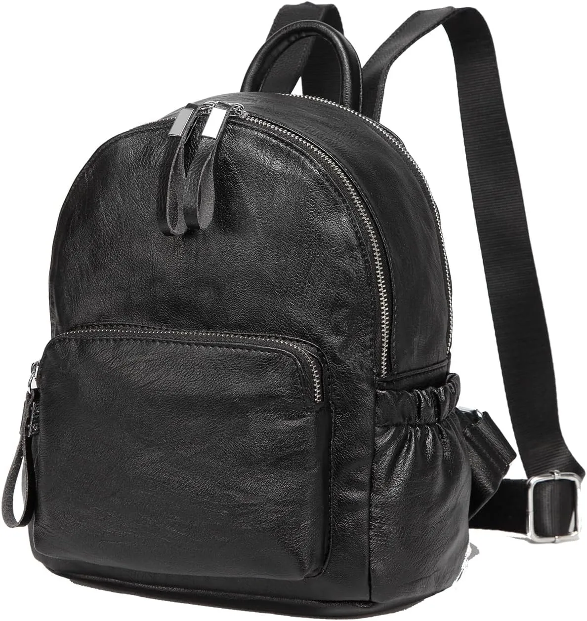 VASCHY Women's Backpacks, Black, Small