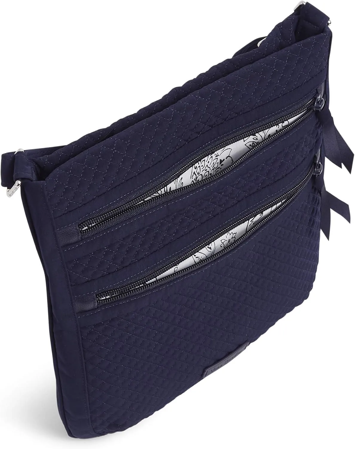 Vera Bradley Women's Microfiber Triple Zip Hipster Crossbody Purse