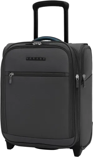Verage Carry On Underseat Luggage with 2 Wheels & USB Port, 16 Inch Wheeled Spinner Bag Carry-on Luggages for Airlines, Lightweight Suitcase Men Women, Pilots and Crew(16-Inch Rolling Underseat Pro)