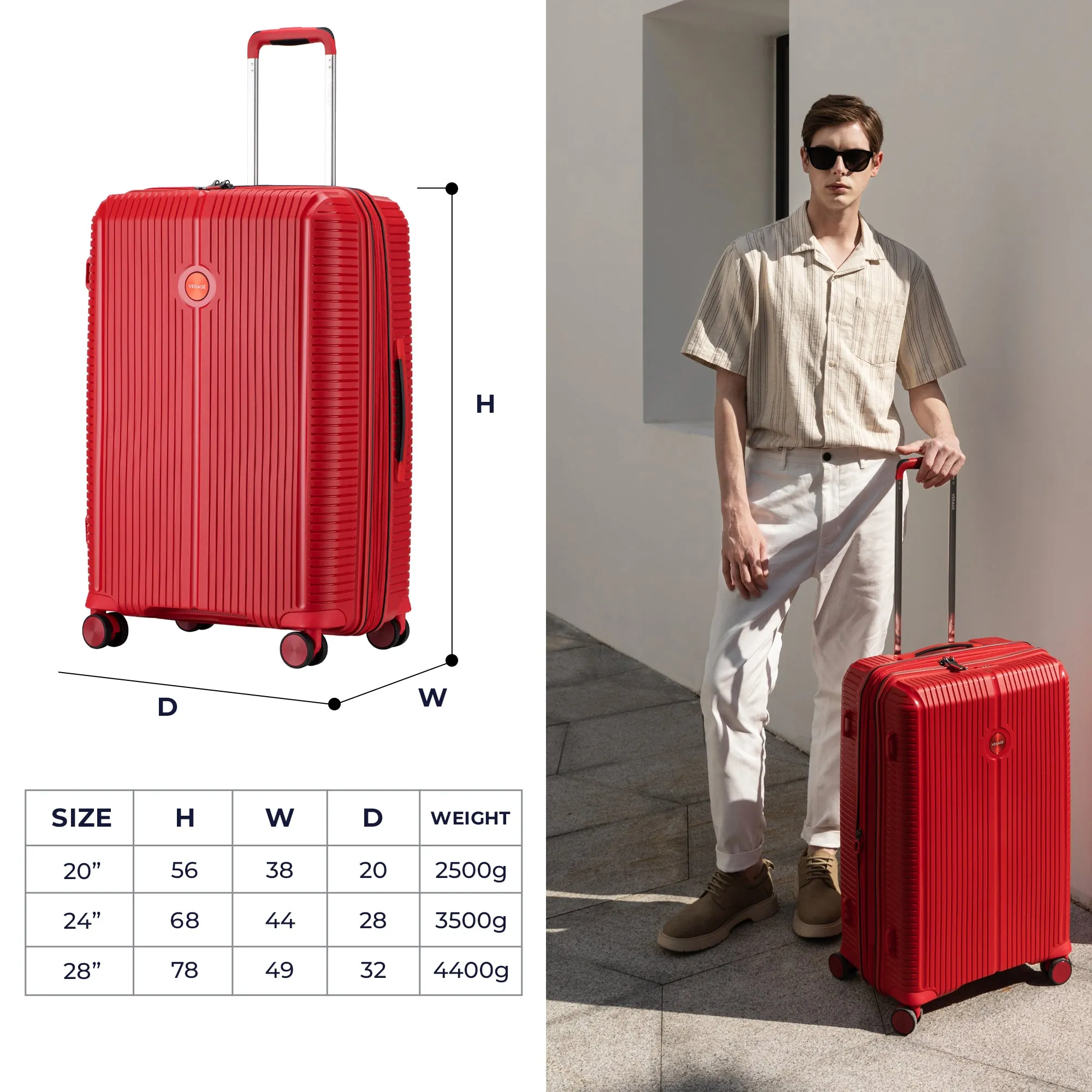 VERAGE Luxe Rome - Large Check-In