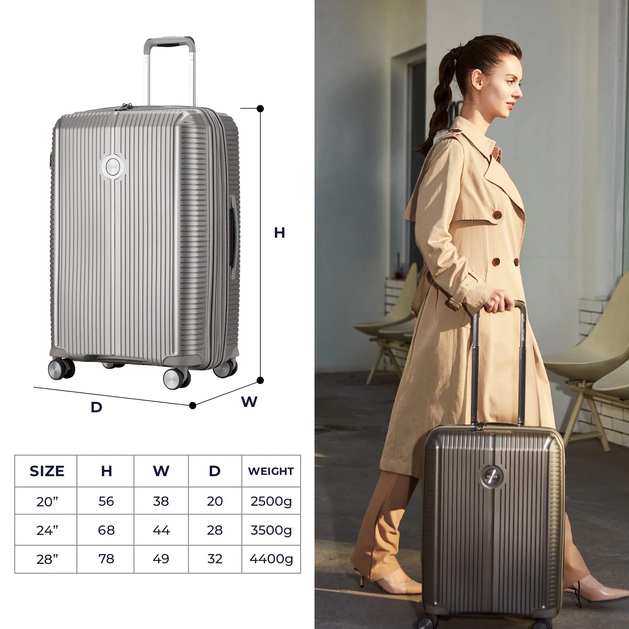 VERAGE Luxe Rome - Large Check-In