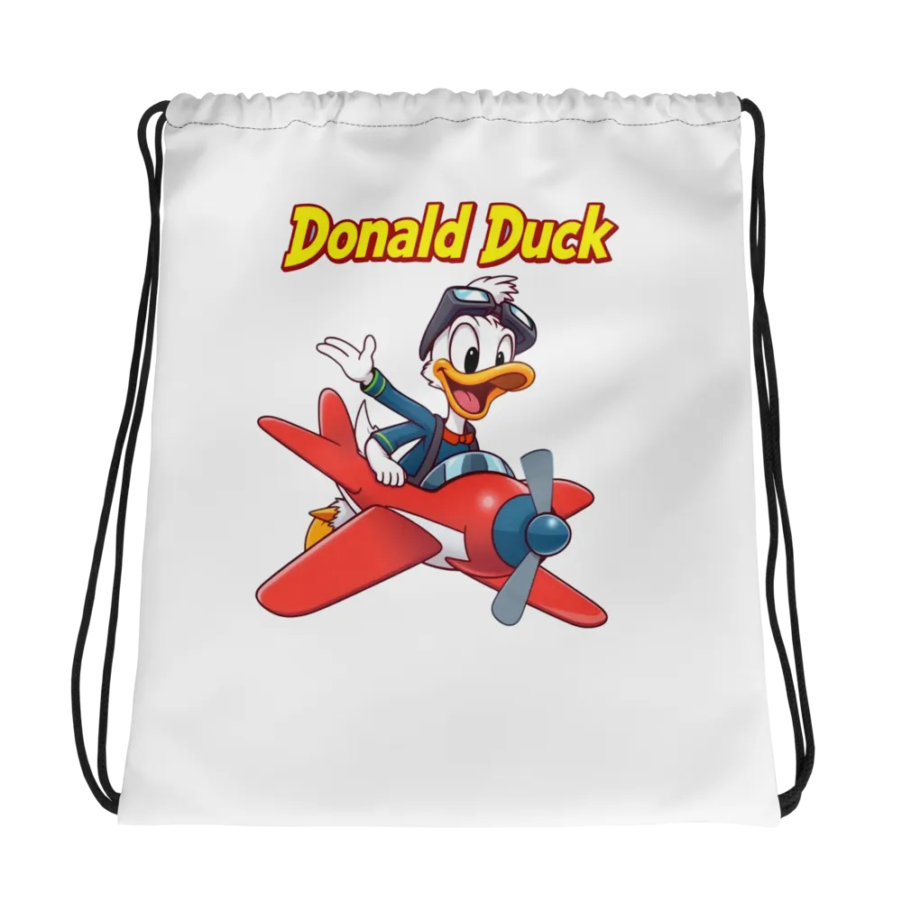 Vibrant Adventure Drawstring Bag