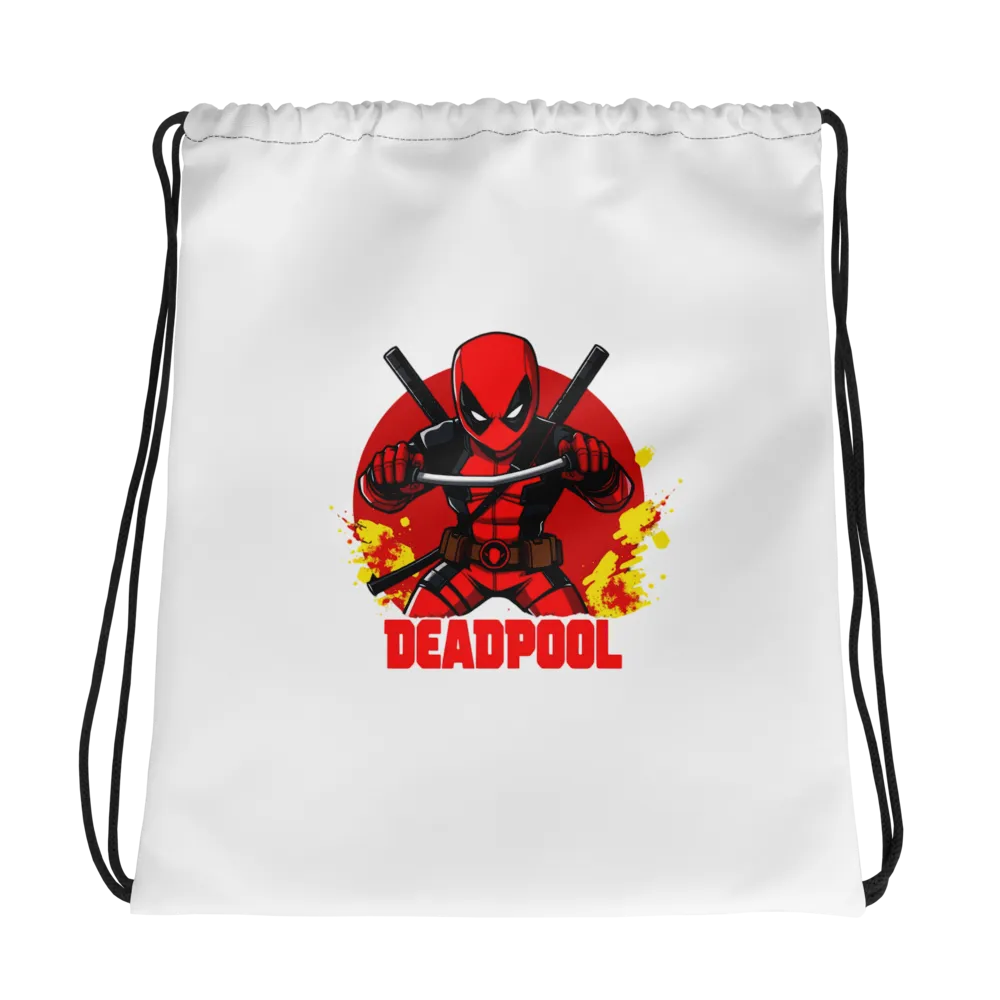 Vibrant All-Over Print Drawstring Bag