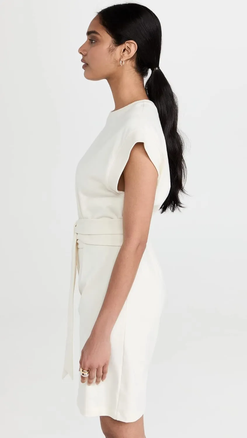 Vince Women's Short Sleeve Tie Waist Dress