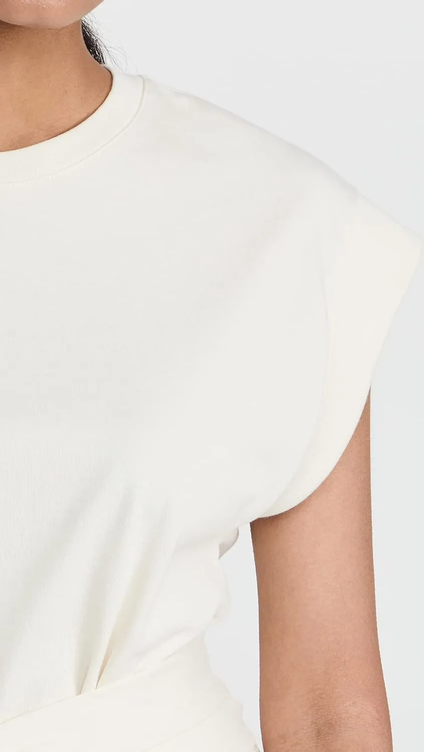 Vince Women's Short Sleeve Tie Waist Dress