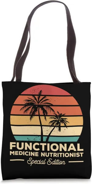 Vintage Functional Medicine Nutritionist Tote Bag