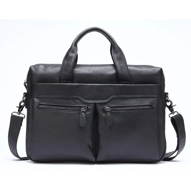 Vintage Genuine Leather Men Bags