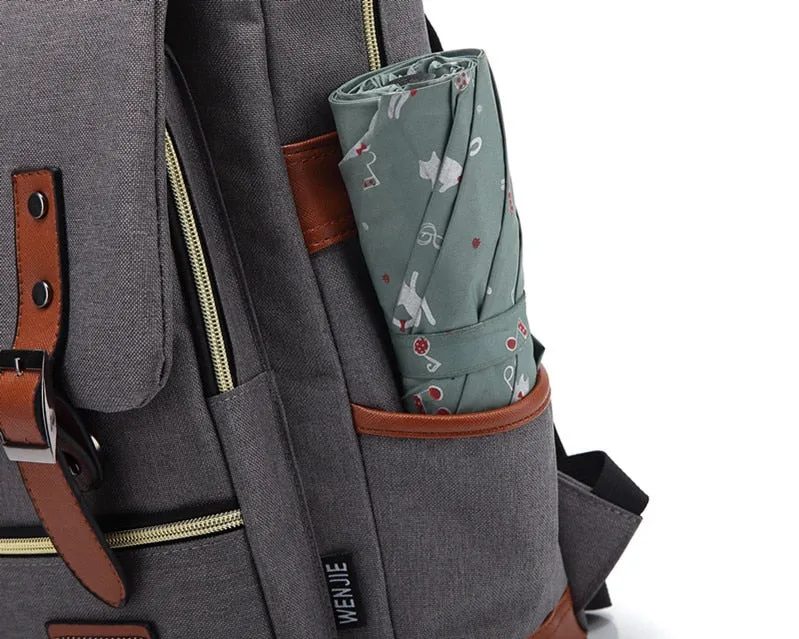 Vintage Unisex Waterproof Backpacks