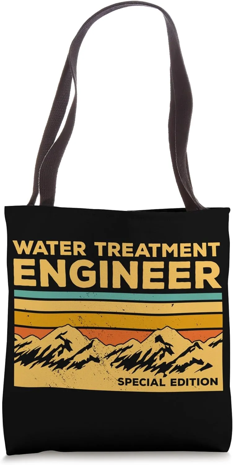 Vintage Water Treatment Engineer Tote Bag