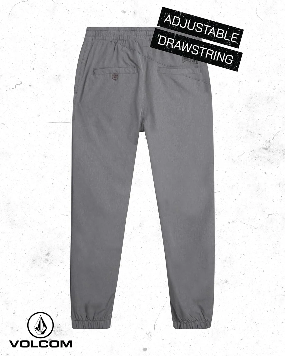 Volcom Boys' Jogger Pants - 4-Way Stretch Poly Elastane Hybrid Jogger Sweatpants - Durable Athletic Pants for Boys (8-20)