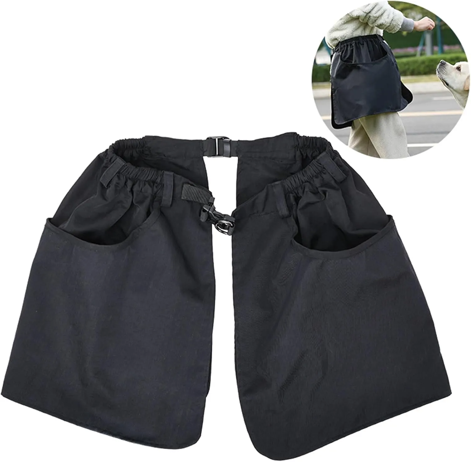 Waist Apron for Dog Training Pet Dog Treats Food Snacks Pocket Waist Bags Dog Trainer Vests Treats Training Bag Training Apron for Dog Trainer