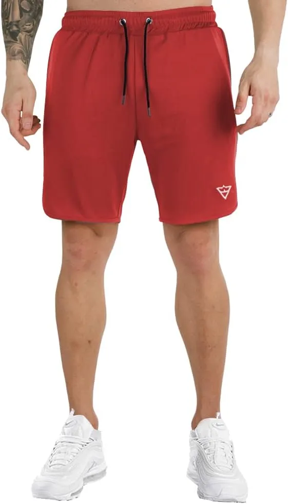 Wangdo Men's 7" Running Shorts with Zipper Pocket for Gym & Athletics
