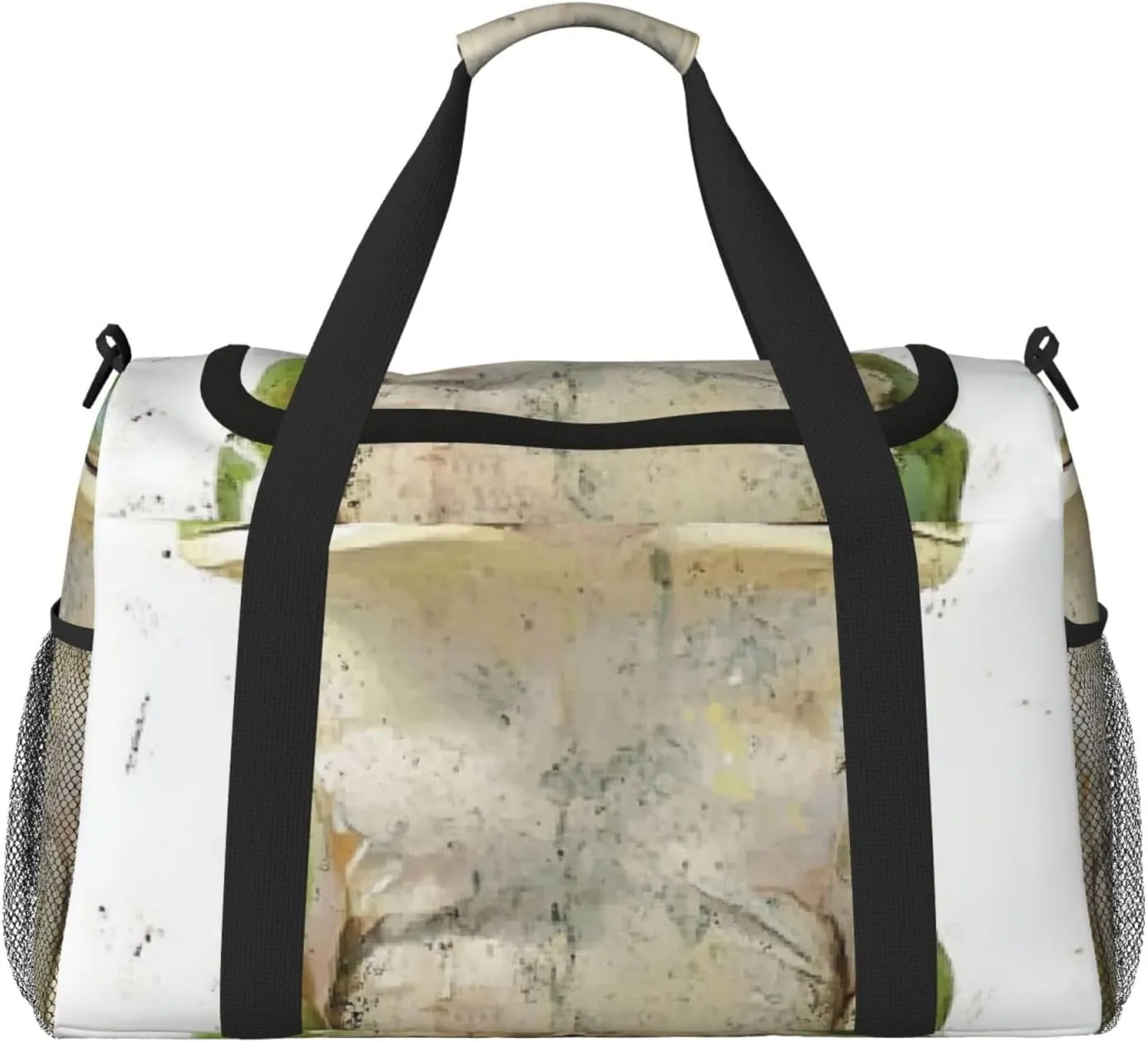 Water Green Frog Travel Duffel Bag Tote Bag Sports Gym Bag For Women And Men