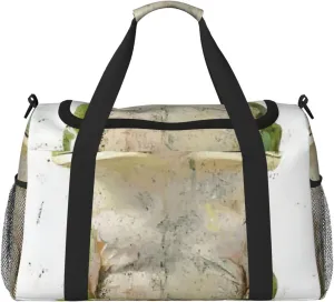 Water Green Frog Travel Duffel Bag Tote Bag Sports Gym Bag For Women And Men