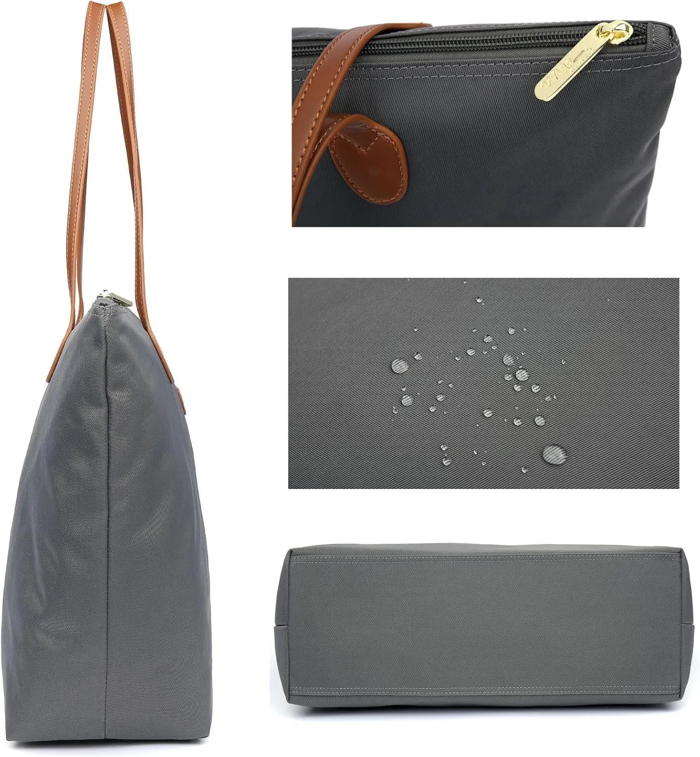 Water Resistant Light Weight Nylon Tote Bag Handbag