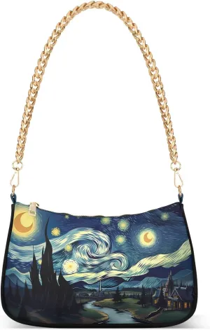 Watercolor Cat with Many Cats Women's Small Purse, Womens Shoulder Bags Crossbody
