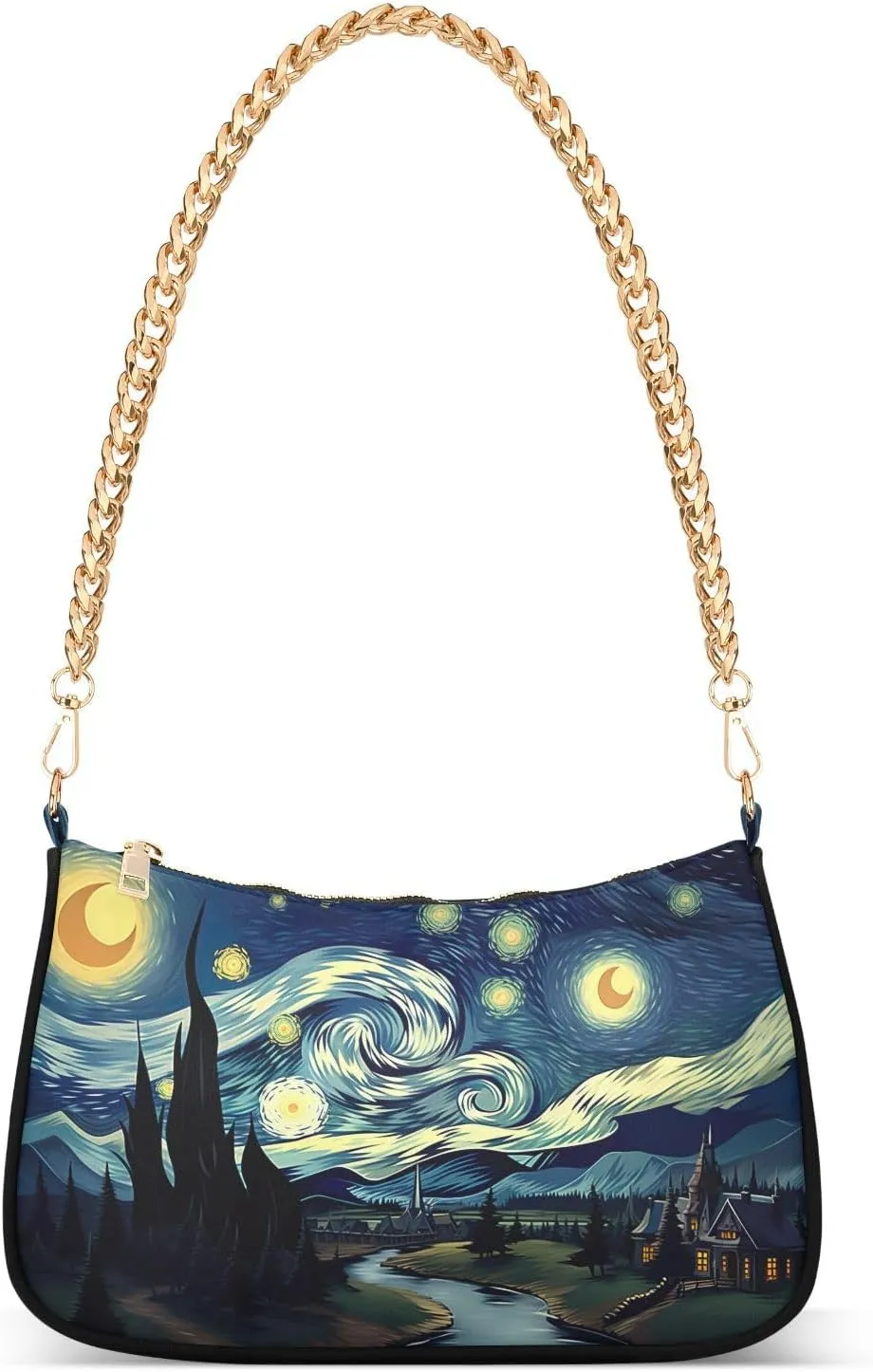 Watercolor Cat with Many Cats Women's Small Purse, Womens Shoulder Bags Crossbody