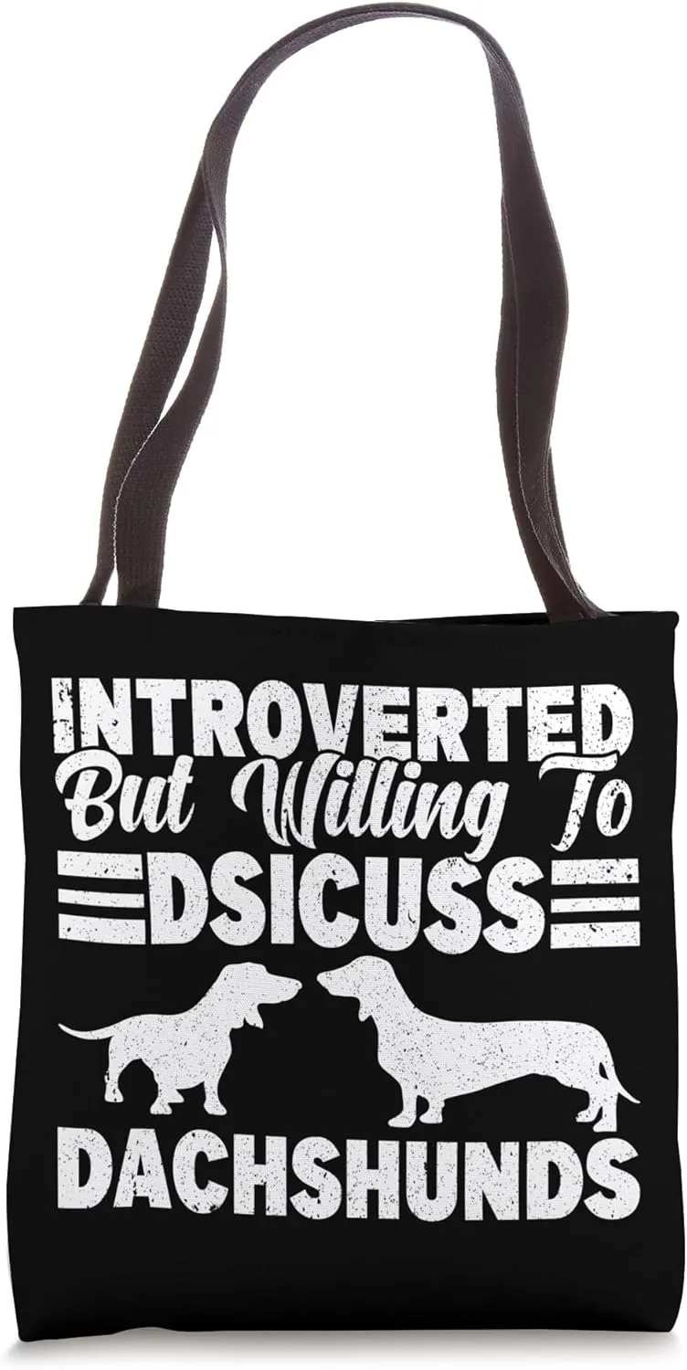 Weenie Cute Wiener Dog Doxie Design - Dackel & Dachshund Tote Bag