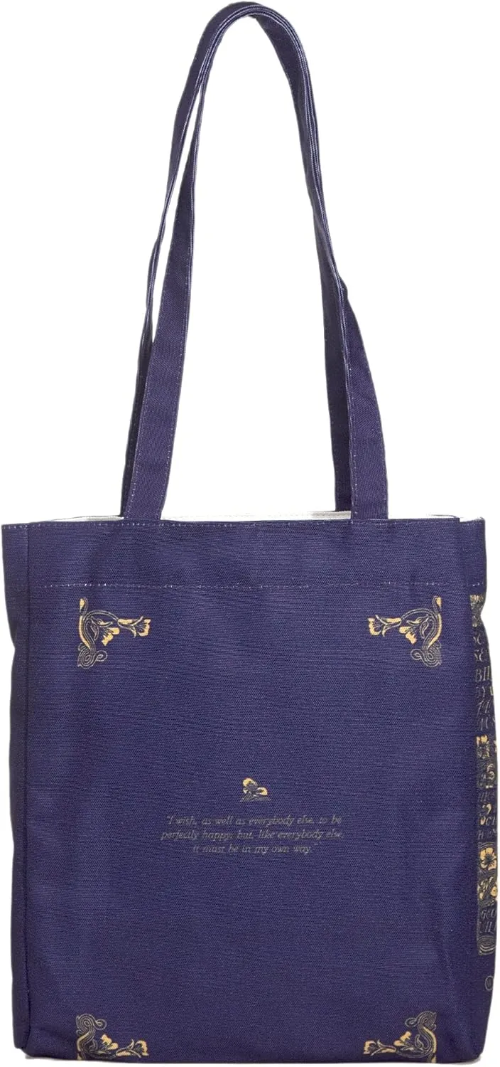Well Read Book Themed Tote Bag for Book Lovers - Ideal Literary Gifts for Readers & Bookworms - Versatile Shoulder Bag