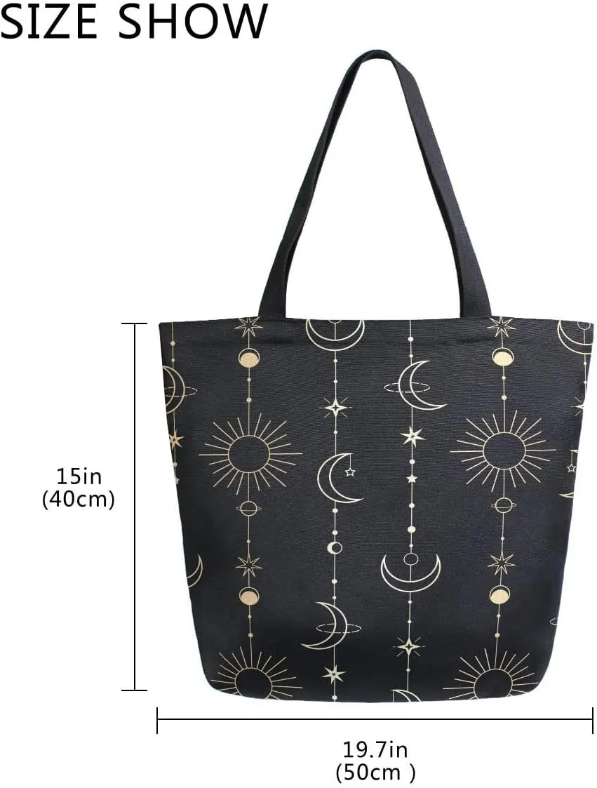 Woman Tote Bag Rainbow Fist Pride Shoulder Handbag for Work Travel Business Beach Shopping