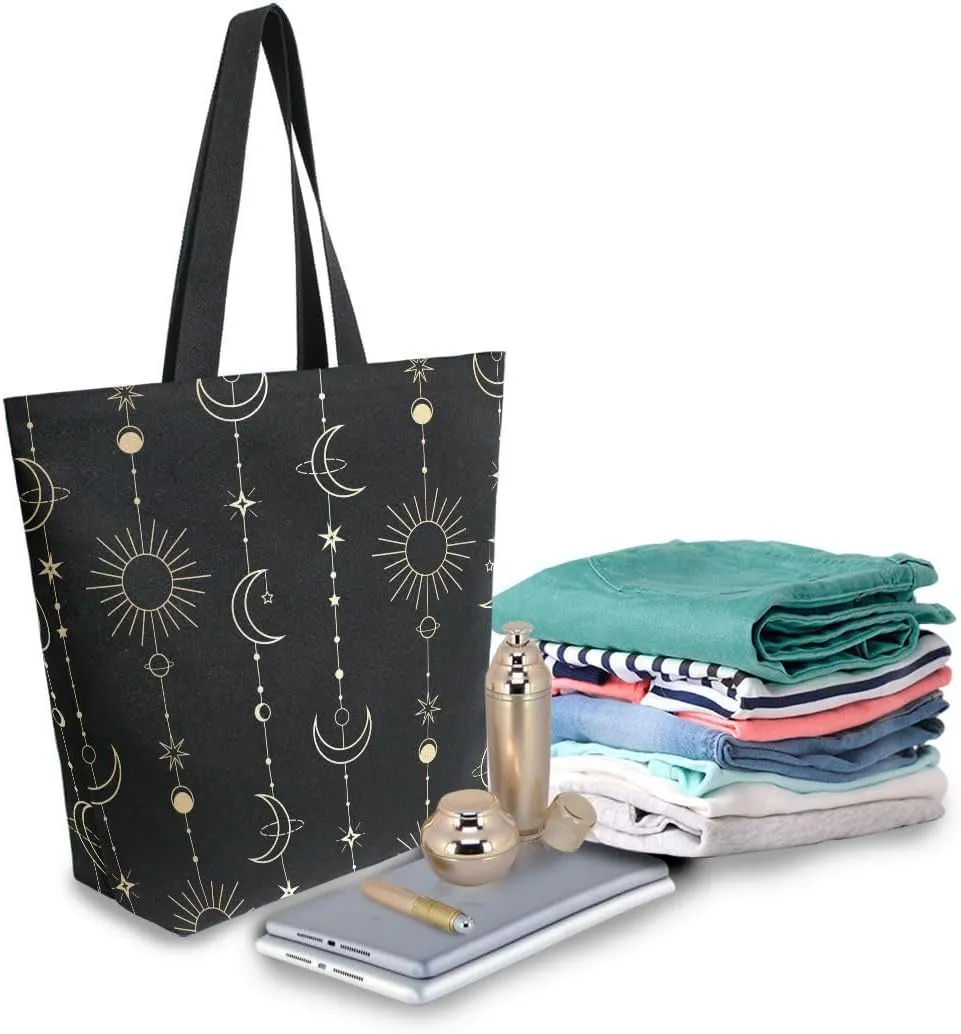Woman Tote Bag Rainbow Fist Pride Shoulder Handbag for Work Travel Business Beach Shopping