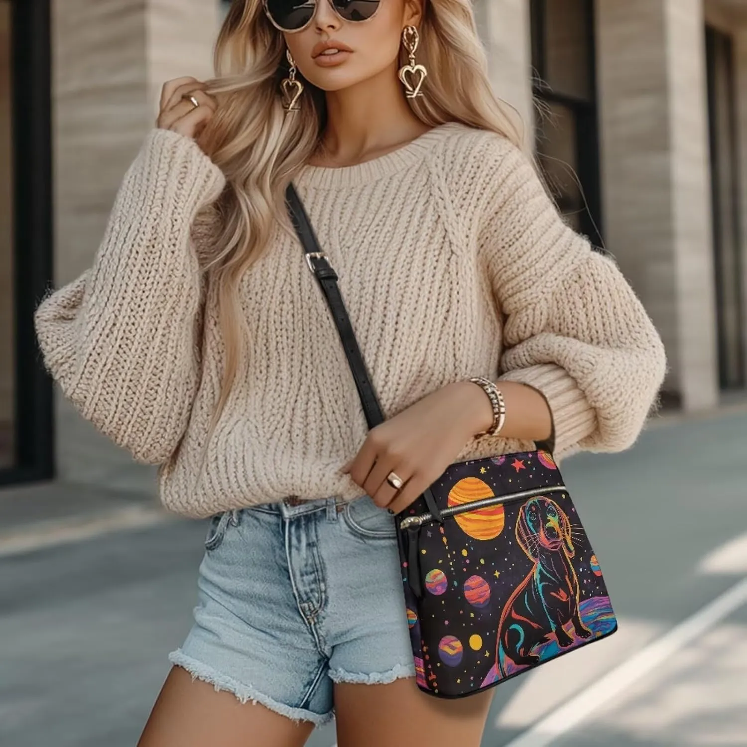 Women Lady Leather Handbag Shoulder Bag Tote Satchel Stylish Crossbody Purses Long Strap