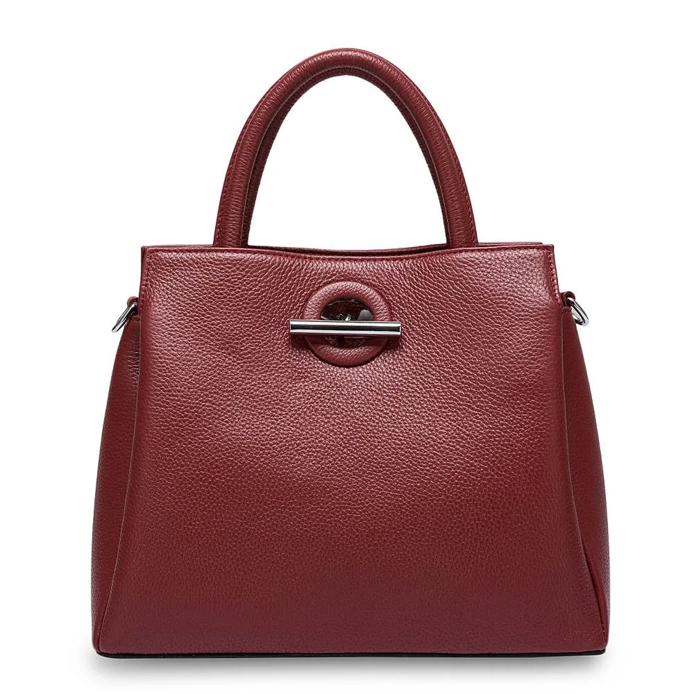 Women's Genuine Leather Tote Bag  - "BRYNE"