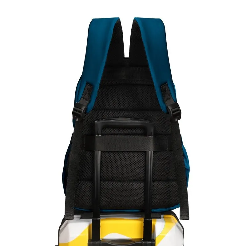 Women's Laptop Backpack - Stylish, Water Resistant | Fits 15.6'' | Teal Blue