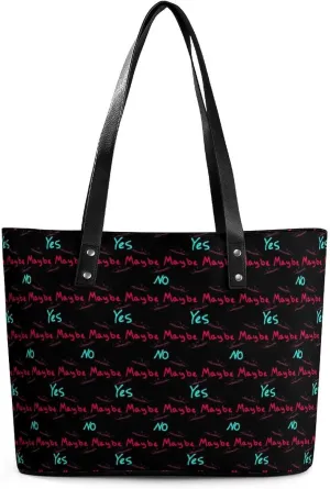 Women's Leather Tote Bag Fashion Handbag for Work Travel Shopping Daily Use Large Capacity Shoulder Purse