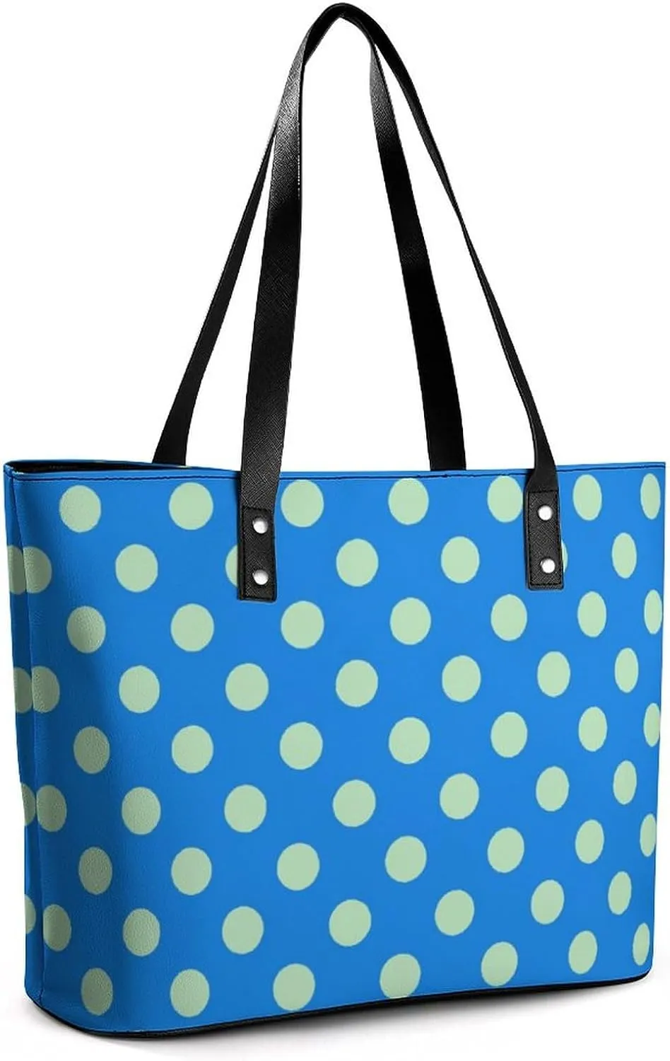 Women's Leather Tote Bag Fashion Handbag for Work Travel Shopping Daily Use Large Capacity Shoulder Purse