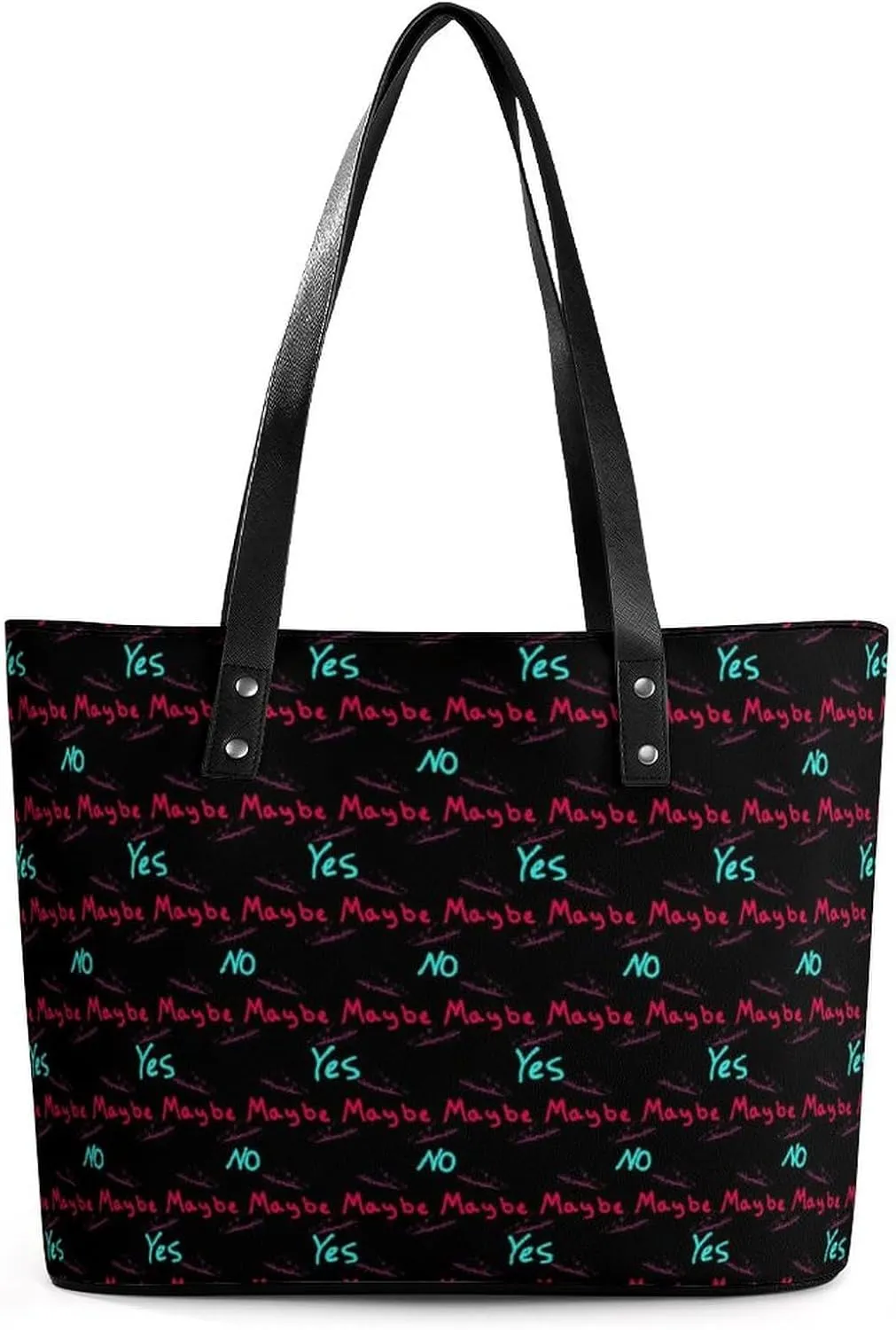 Women's Leather Tote Bag Fashion Handbag for Work Travel Shopping Daily Use Large Capacity Shoulder Purse