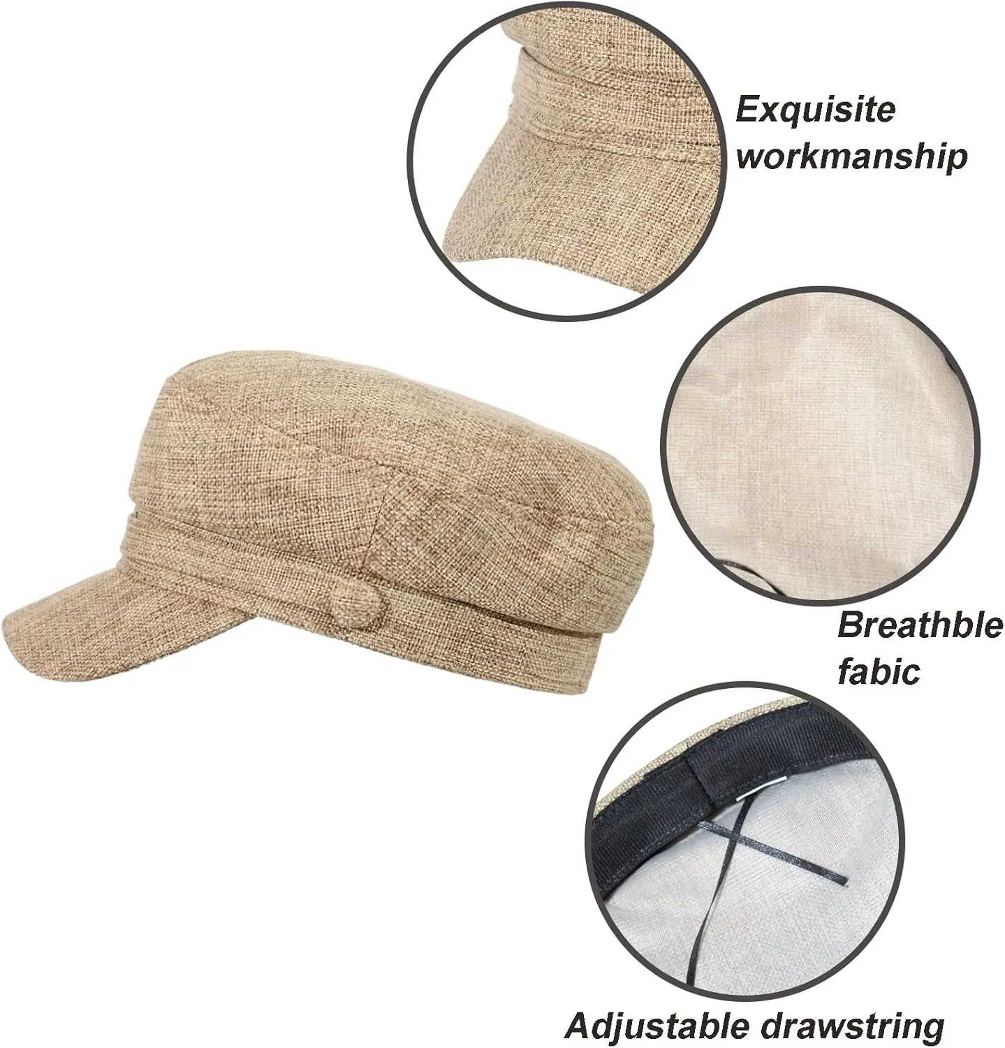 Women's Newsboy Caps Beret Hat for Fashion Ladies Black Women's Newsboy Caps Beret Hat for Fashion Ladies