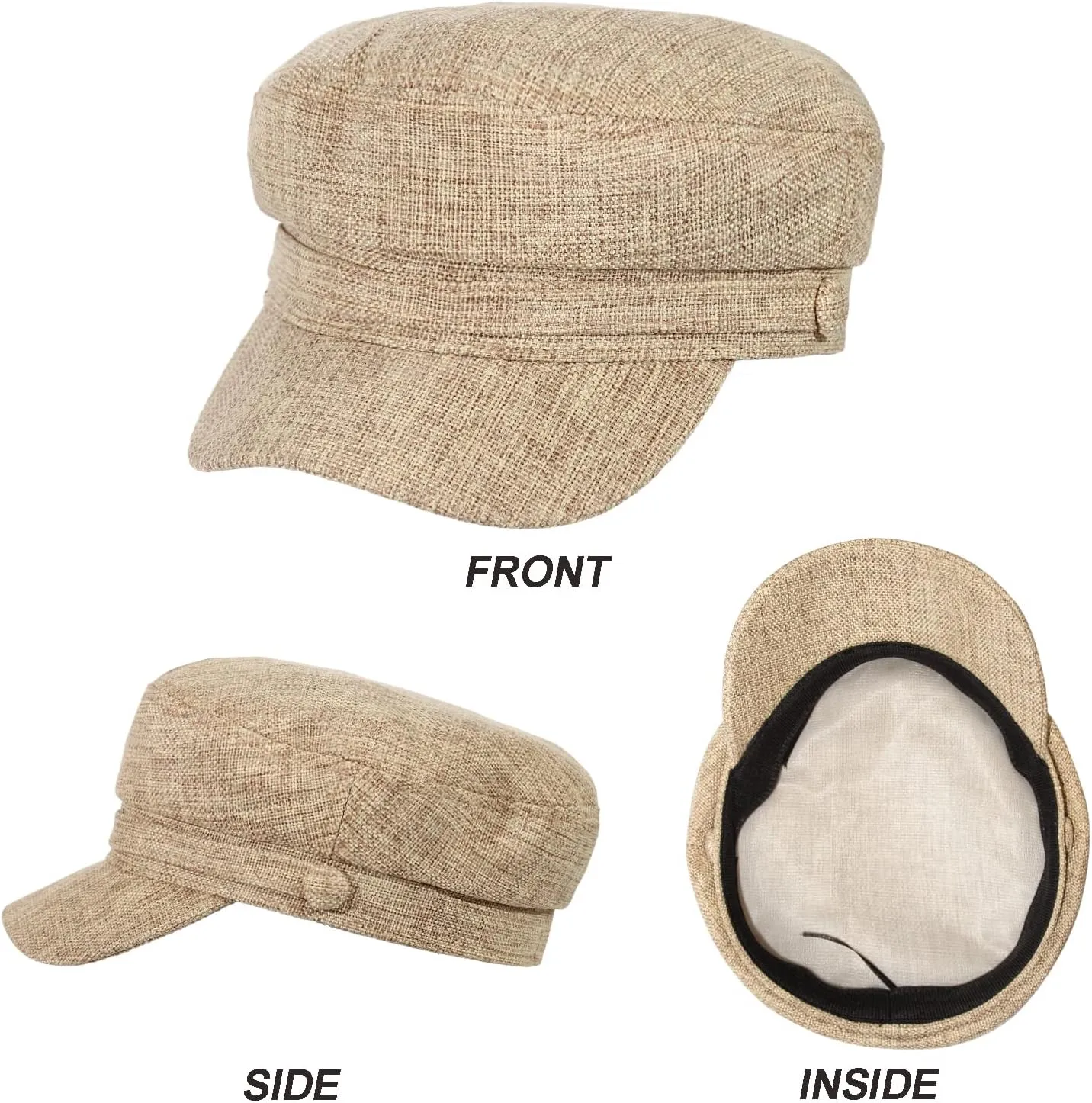 Women's Newsboy Caps Beret Hat for Fashion Ladies Black Women's Newsboy Caps Beret Hat for Fashion Ladies