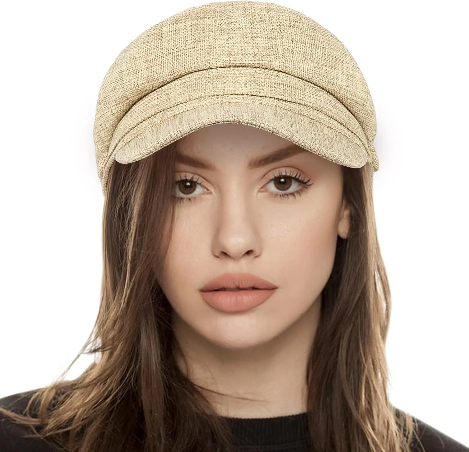 Women's Newsboy Caps Beret Hat for Fashion Ladies Black Women's Newsboy Caps Beret Hat for Fashion Ladies