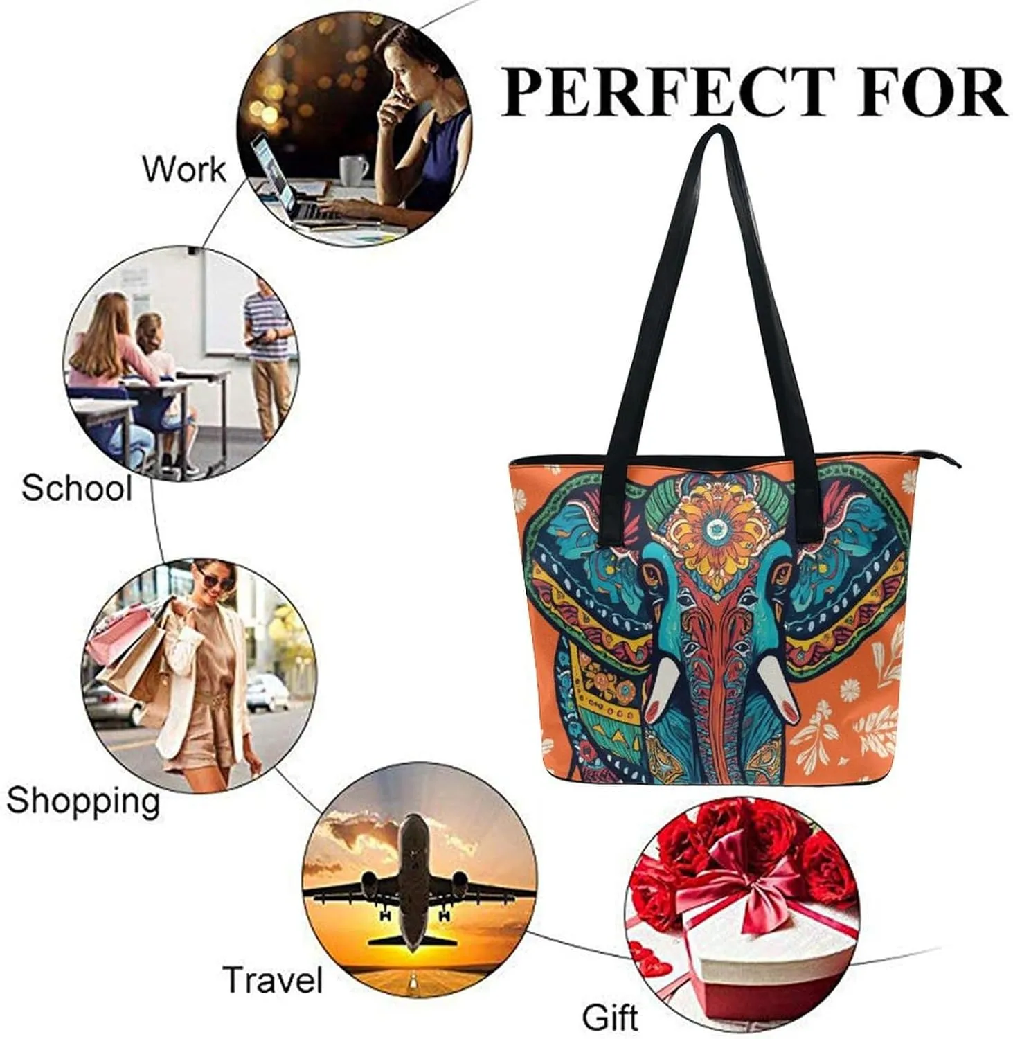 Women's Shoulder Hand Bag Tote Handbags Shopping Casual Travel Bag
