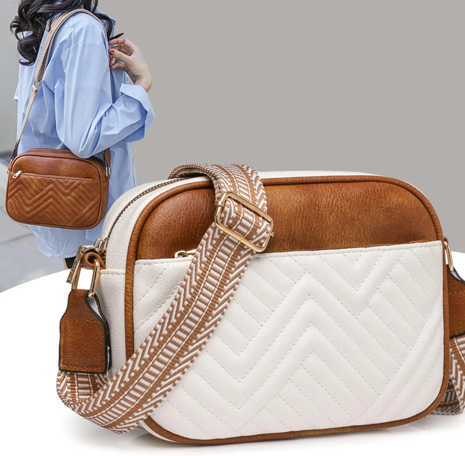 Women's small shoulder bag, soft leather texture small square bag, fashionable and versatile shoulder crossbody bag
