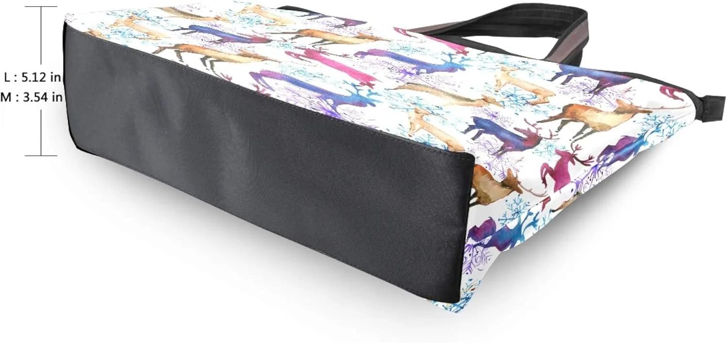 Womens Tote Handbags Black White Cat Tote Bag with Zipper Ladies Tote Shoulder bag