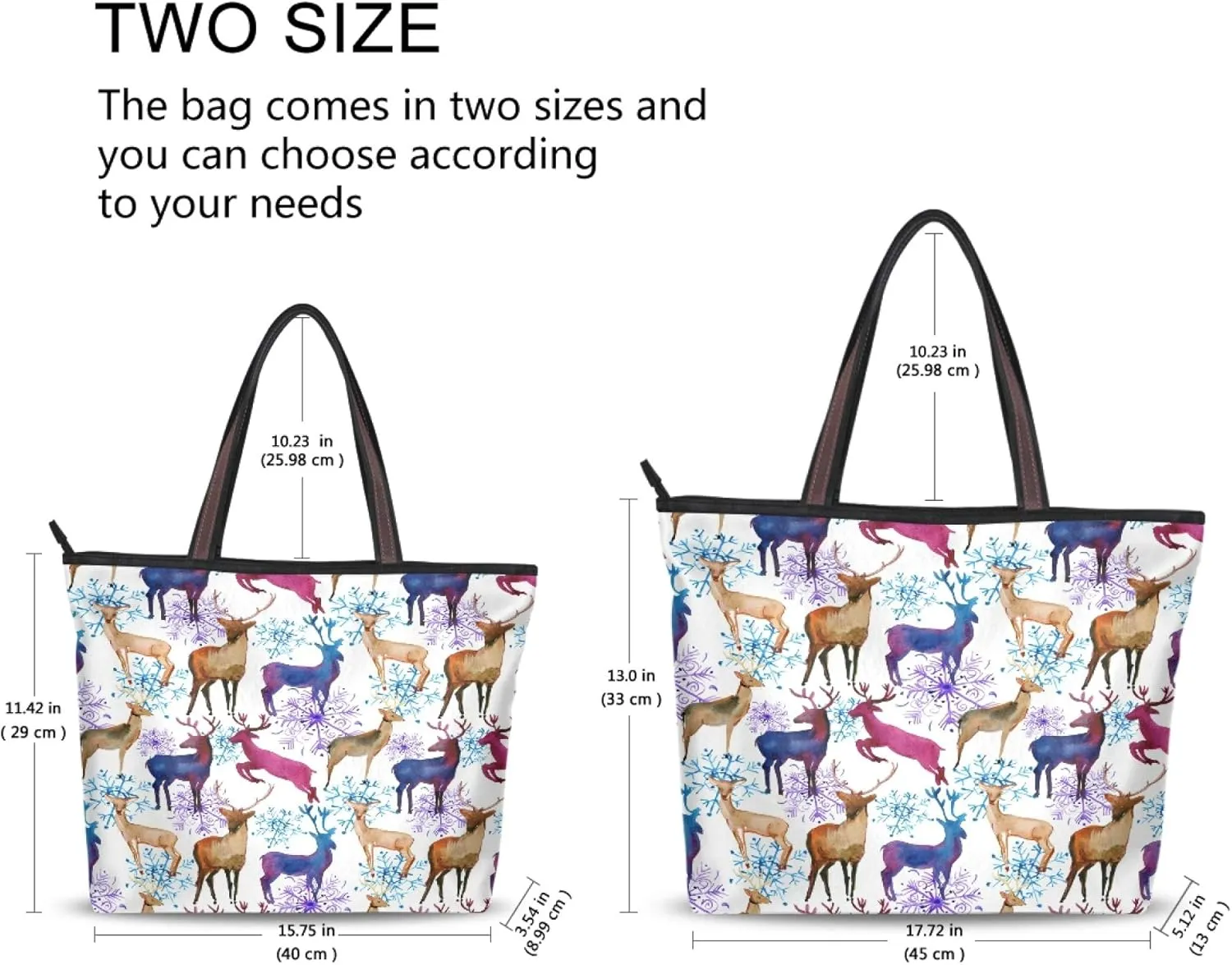 Womens Tote Handbags Black White Cat Tote Bag with Zipper Ladies Tote Shoulder bag