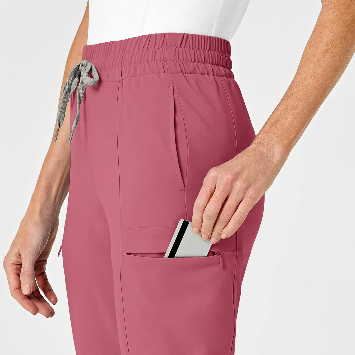WonderWink Women's High Waist Slim Leg Pant