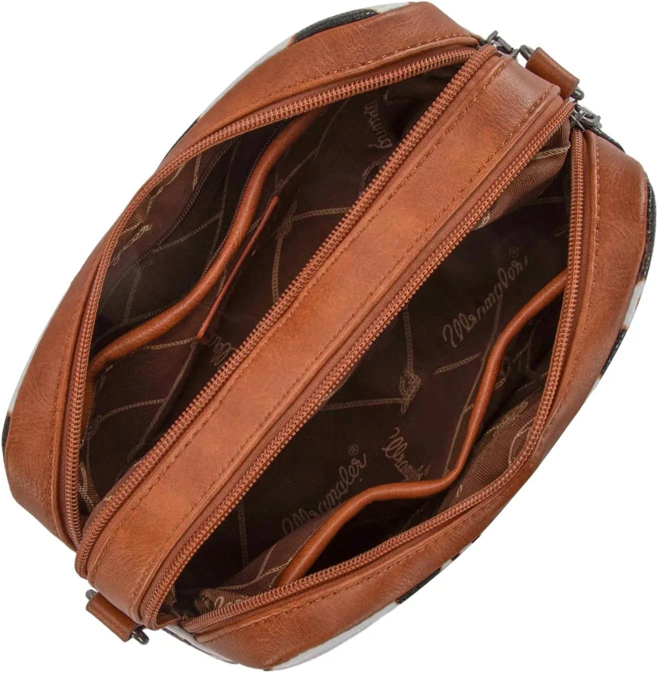 Wrangler Crossbody Purses for Women Trendy Camera Snapshot Bag with Wide Strap