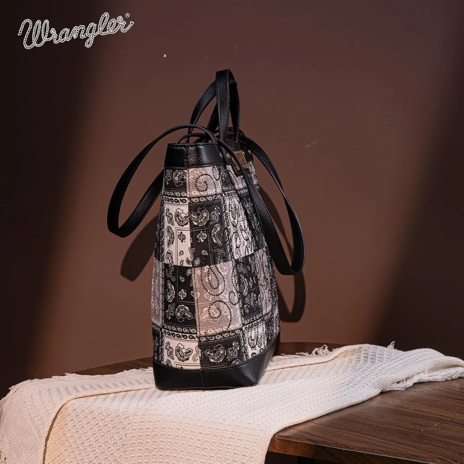 Wrangler Purse, Boutique Western Designer Tote Bag for Women
