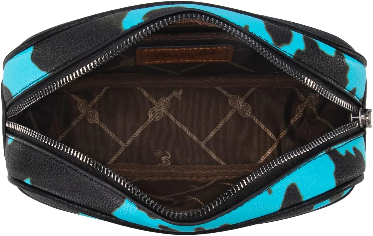 Wrangler Waist Pack for Women Cow Print Fanny Pack Men's Crossbody Belt Bag With Guitar Strap