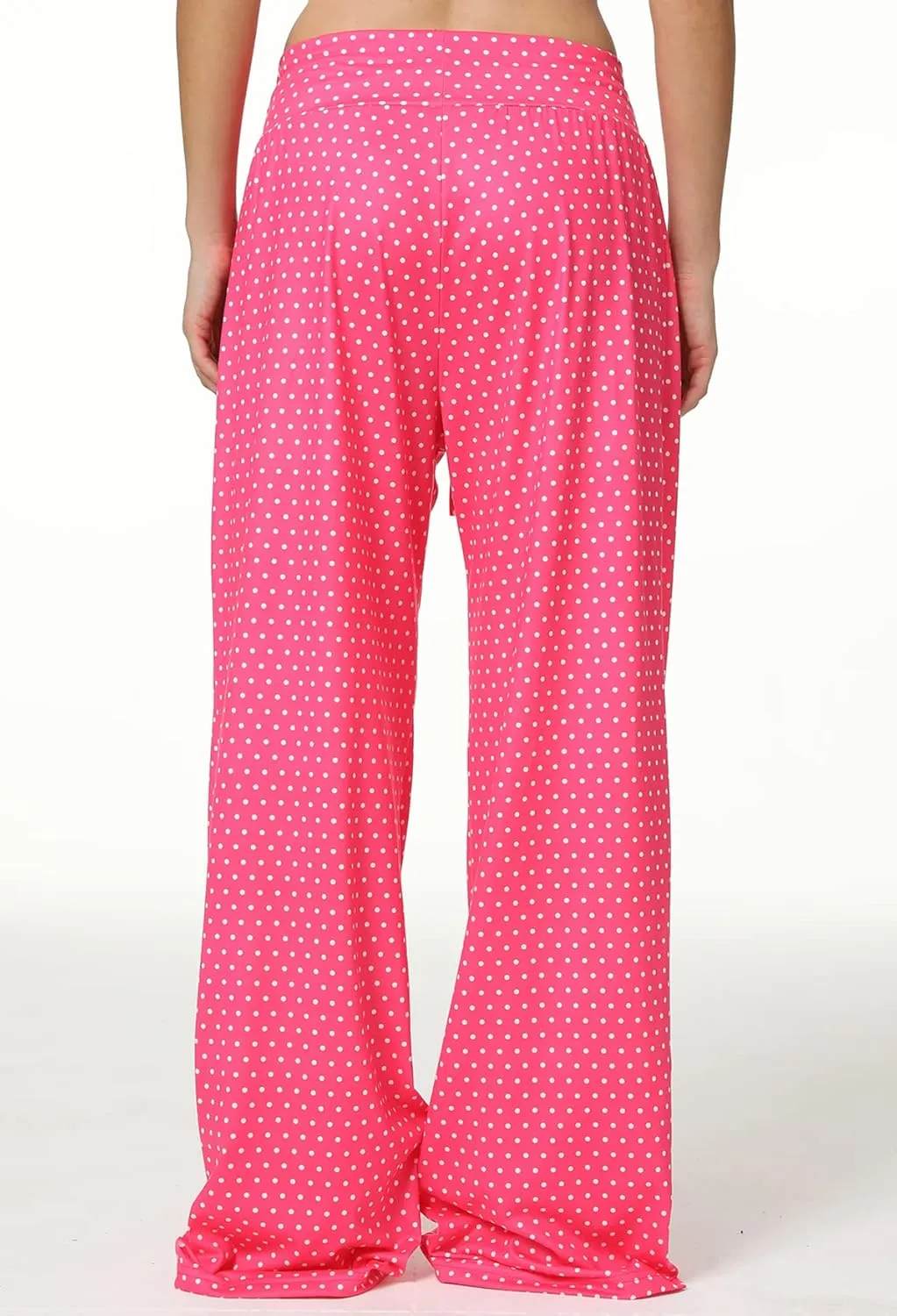 X-Image Women's Comfy Pajamas Drawstring Stretch Floral Print Long Wide Leg Lounge Pants