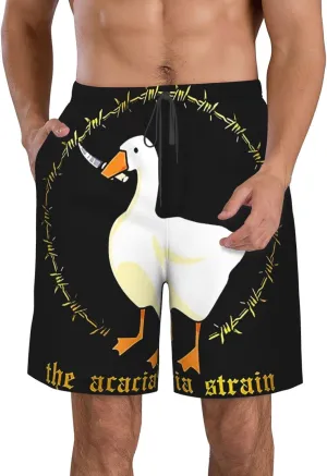 XENITE The Acacia Music and Strain Mens Swim Trunks Swim Shorts with Mesh Lining Beach Shorts Bathing Suits