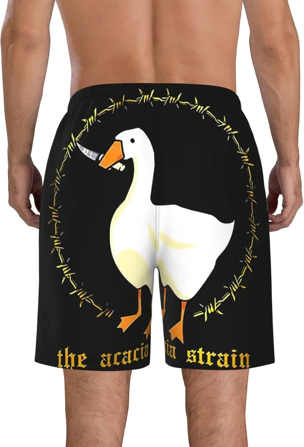 XENITE The Acacia Music and Strain Mens Swim Trunks Swim Shorts with Mesh Lining Beach Shorts Bathing Suits