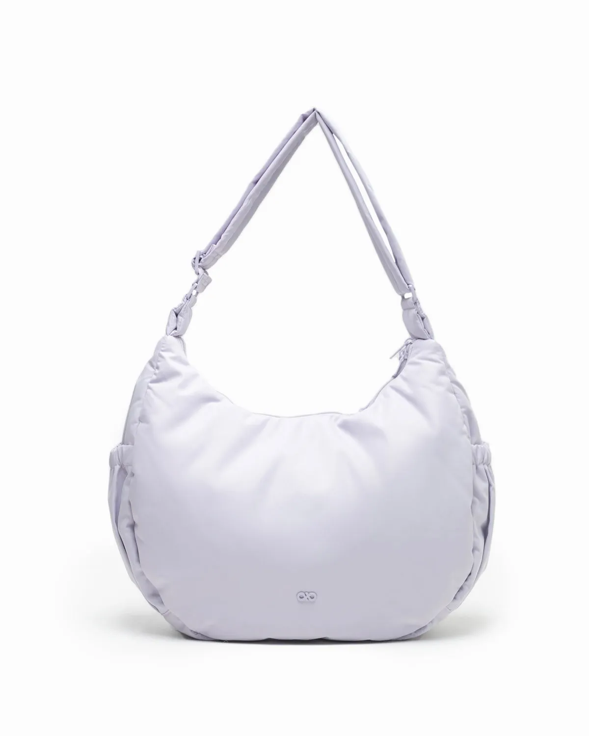 XL COSY LUXE CRESCENT BAG IN LILAC