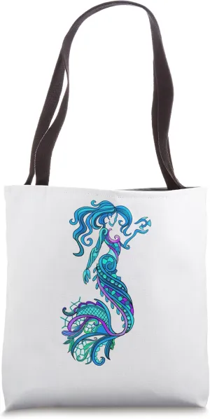 Yemaya Orishas Goddess Ifa Yoruba Religion Water Deity Tote Bag