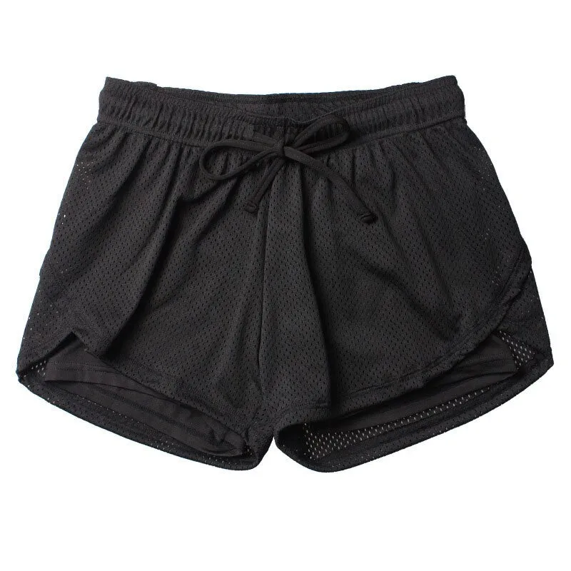 Yoga Shorts Women Fitness Elastic Running Workout Short Leggings