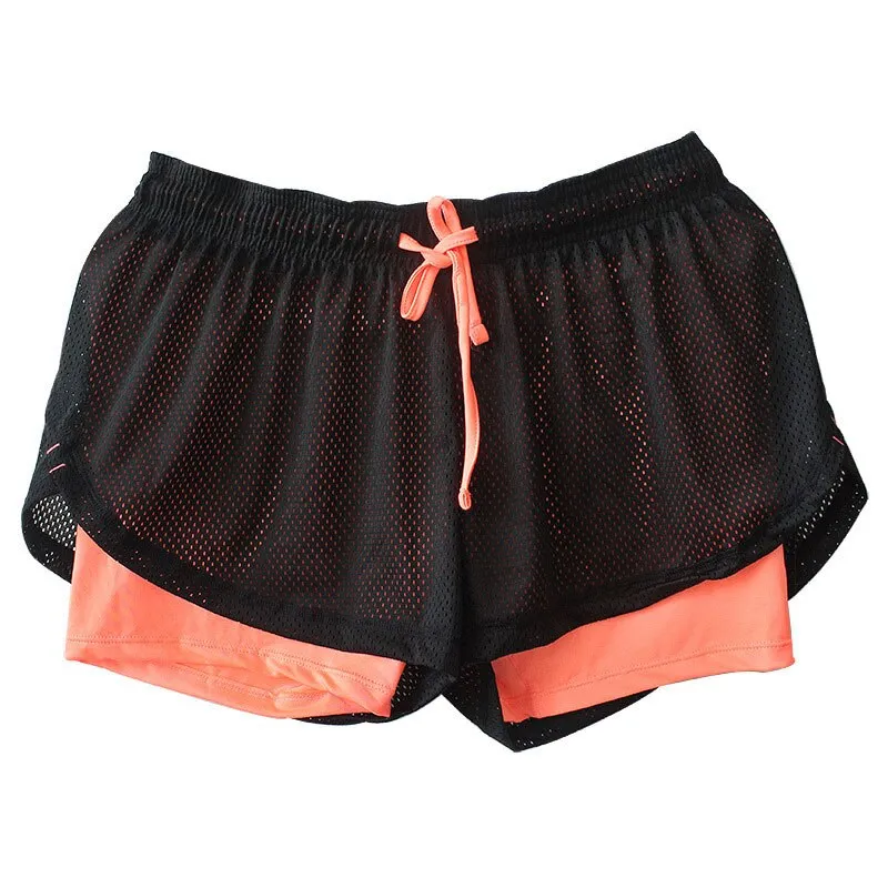 Yoga Shorts Women Fitness Elastic Running Workout Short Leggings