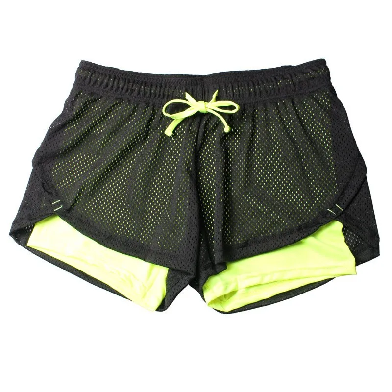 Yoga Shorts Women Fitness Elastic Running Workout Short Leggings